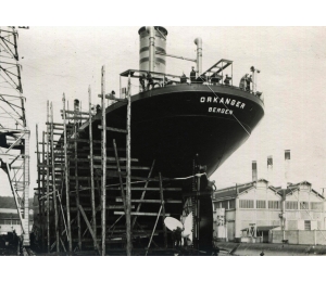 Orkanger - le plus grand pétrolier construit pour l'heure par les ACSM