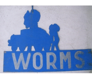Enseigne Worms Charbon