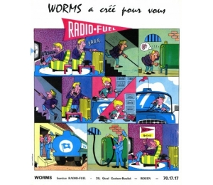 Publicité Worms Radio-Fuel