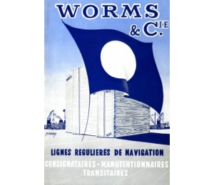 Dépliant des Services maritimes Worms & Cie (page 1)