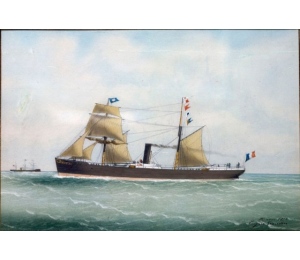 Steamer Worms (Commandant-Franchetti ?)